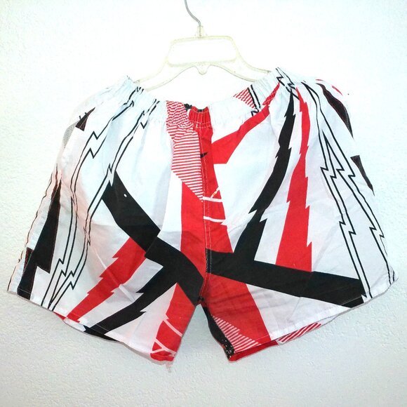Men's swim trunks, with lightning bolt design - Picture 1 of 4